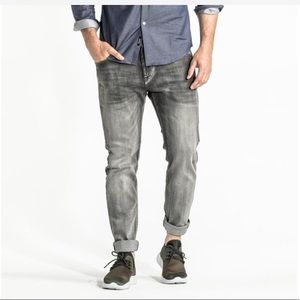 CR7 - SLIM STRAIGHT JEAN - STONE GREY